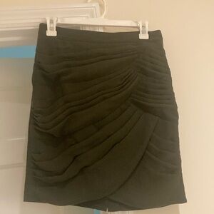 BR olive green skirt